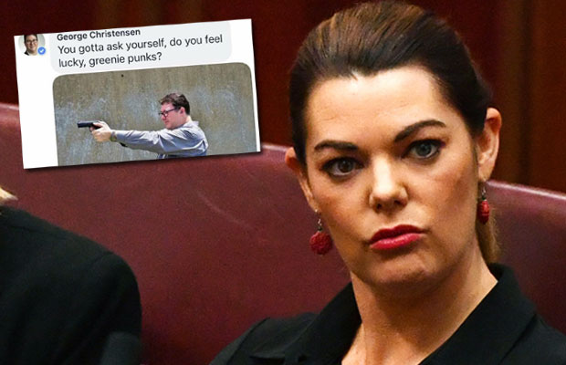 Greens Senator Says Nationals Mp Needs To Go Over Gun Stunt Details Her Own Threats 3aw