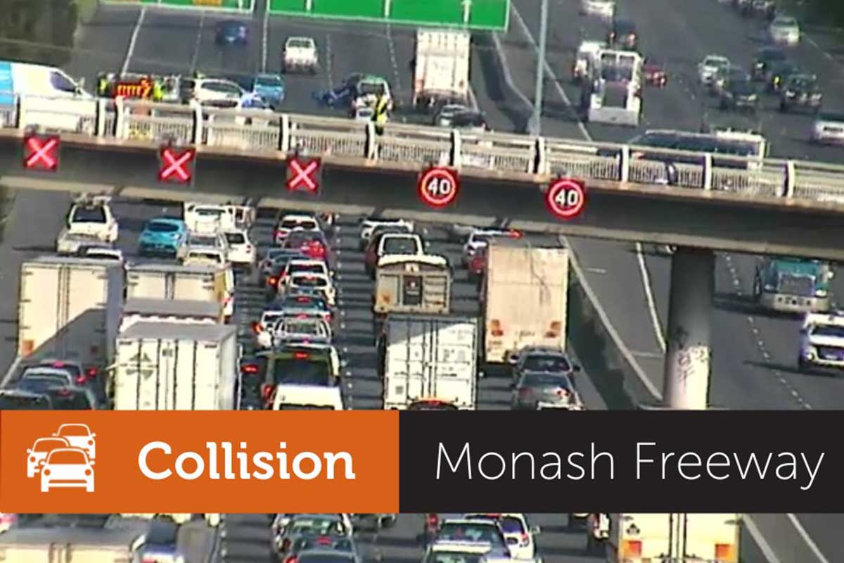 Multi Car Smash On Monash Freeway Sparks Lengthy Delays 4894