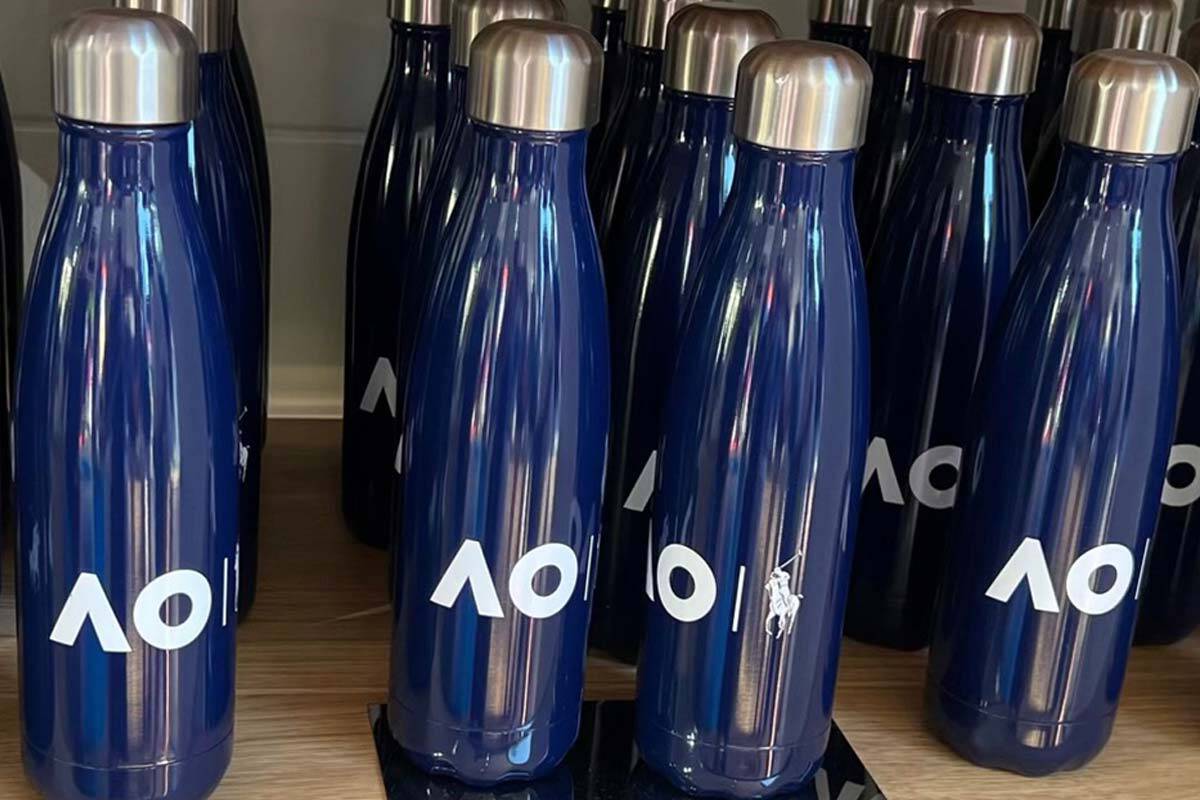 Article image for The ludicrous price being charged for Australian Open branded water bottles