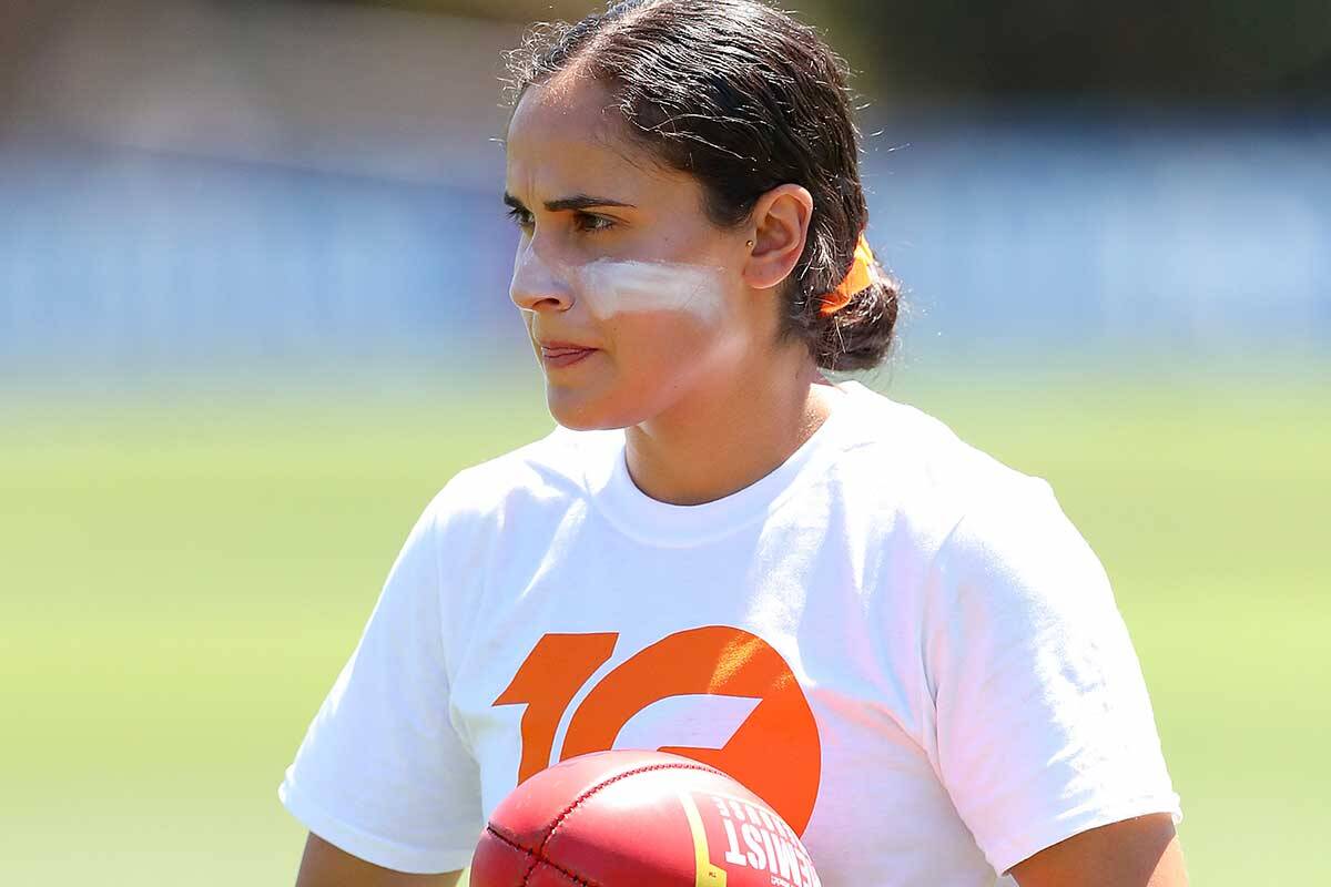 Article image for AFLW player withdraws from pride round for religious reasons