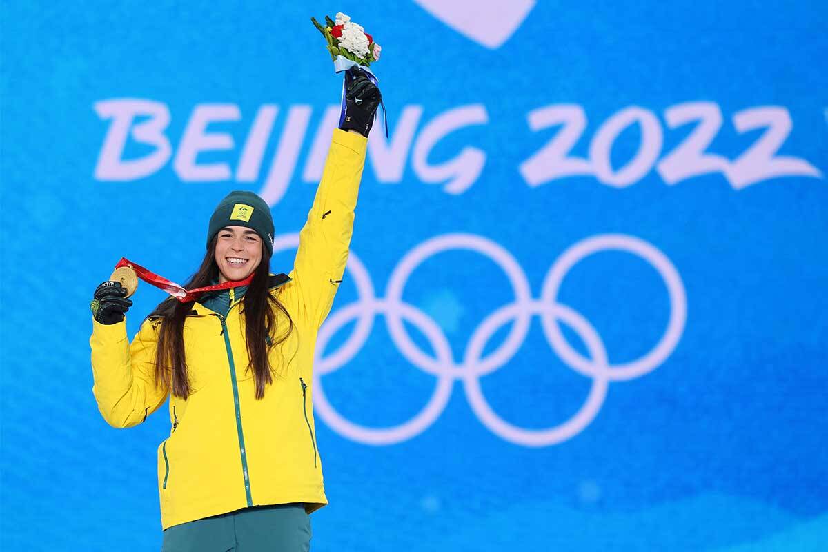 Article image for Skiing sensation from Barwon Heads admits she’s still on cloud nine after winning gold