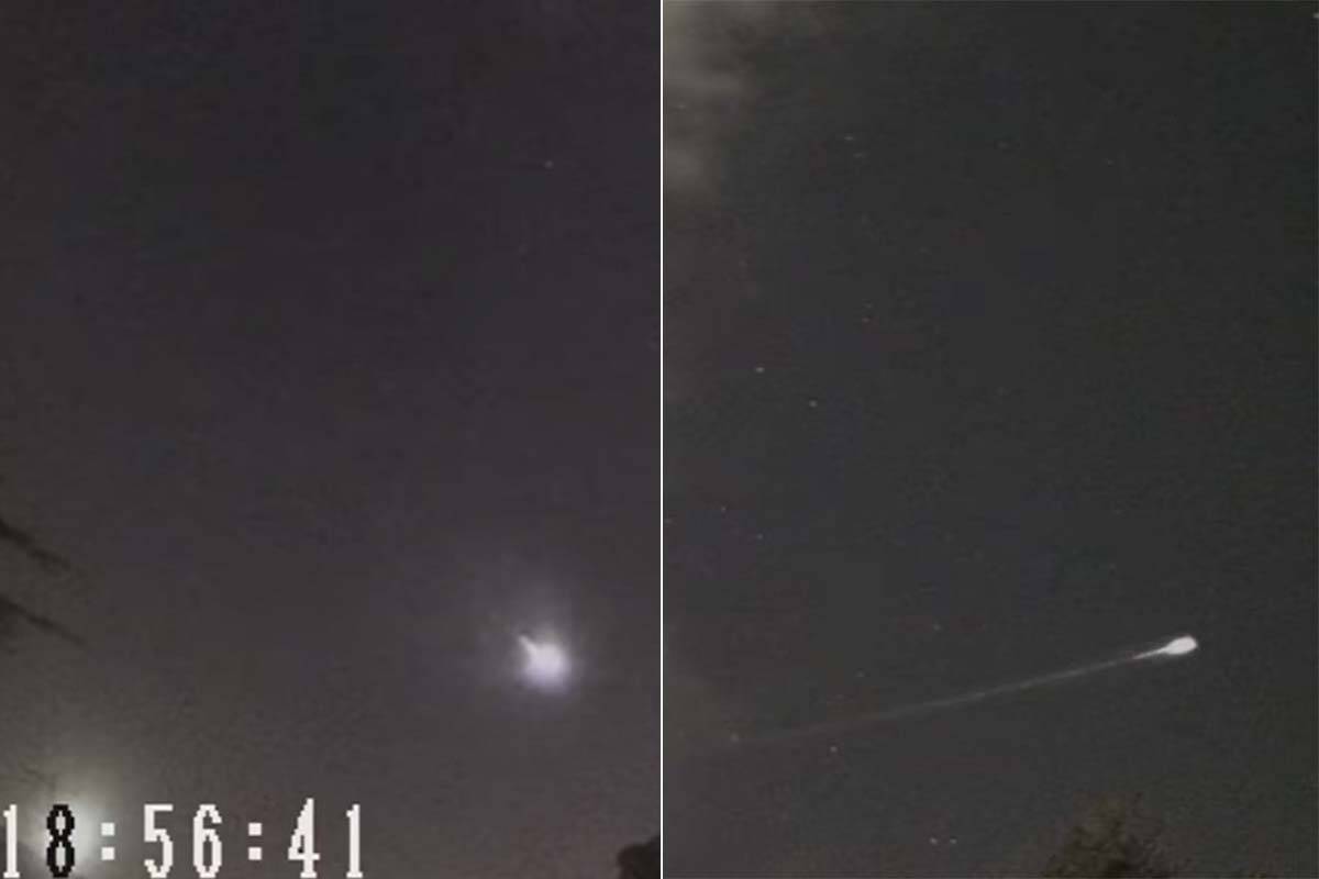 Article image for VIDEO: ‘Incredible’ meteor spotted shooting across sky above Melbourne