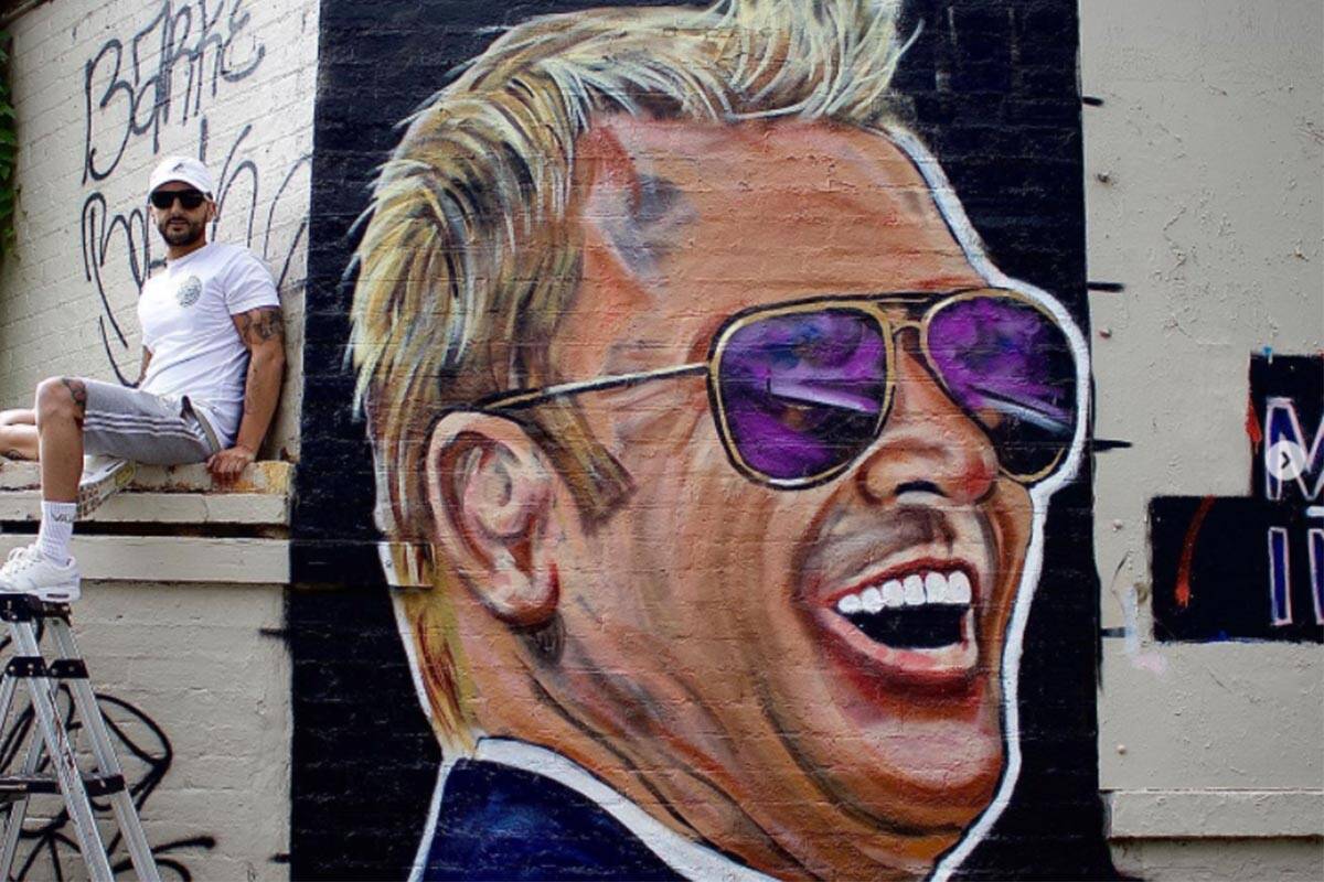 Article image for Artist behind Shane Warne mural facing possible criminal damage charges