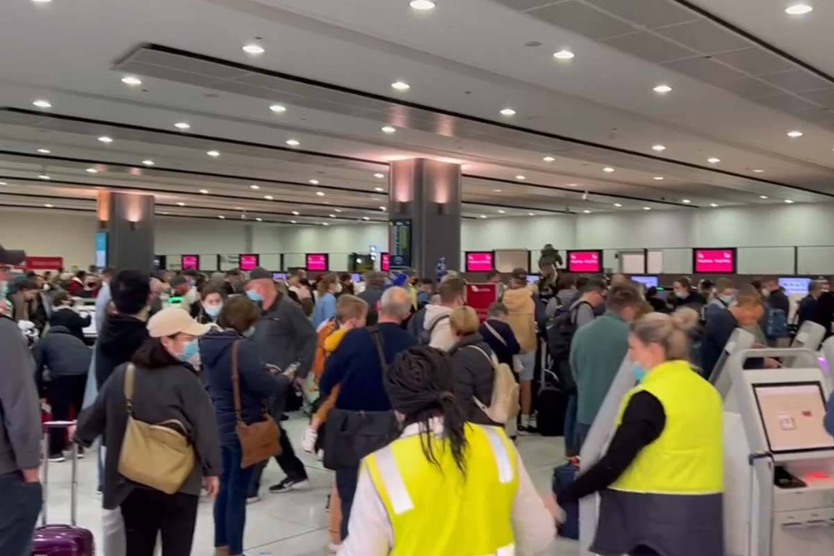 Article image for ‘Never seen crowds like it’: Chaos at Melbourne Airport