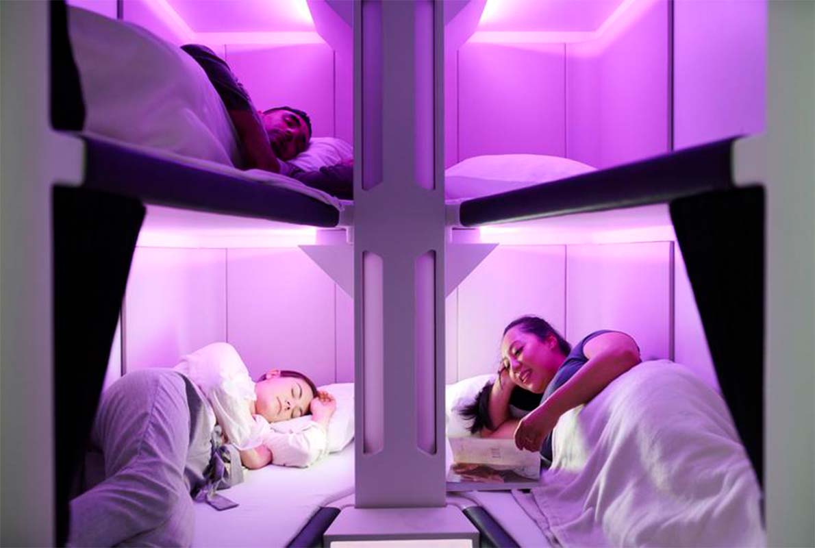 Article image for Air New Zealand to install world-first economy bunk beds