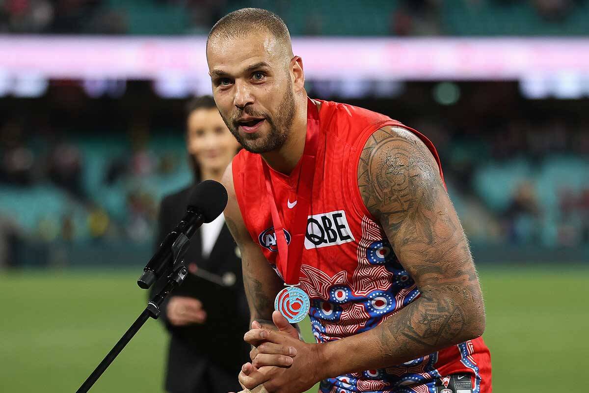 Article image for AFL issues apology to Lance Franklin