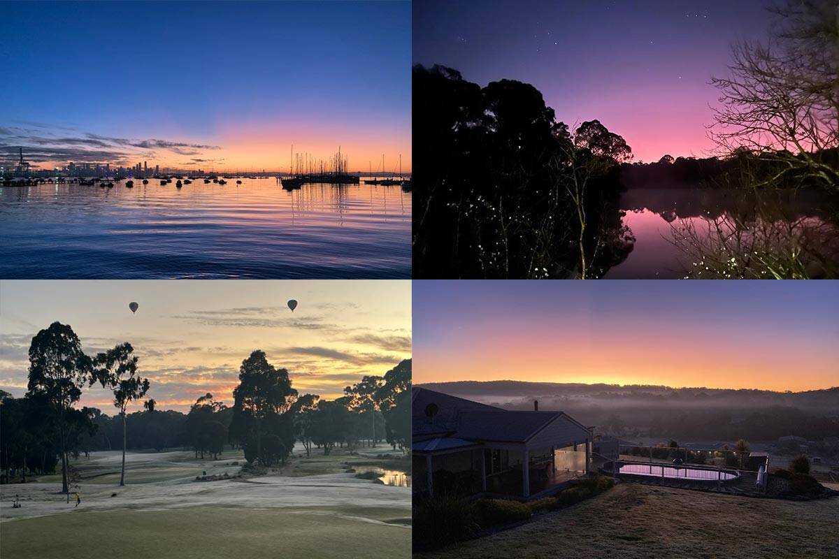 Article image for PHOTO GALLERY: Spectacular Victorian winter sunrises and sunsets