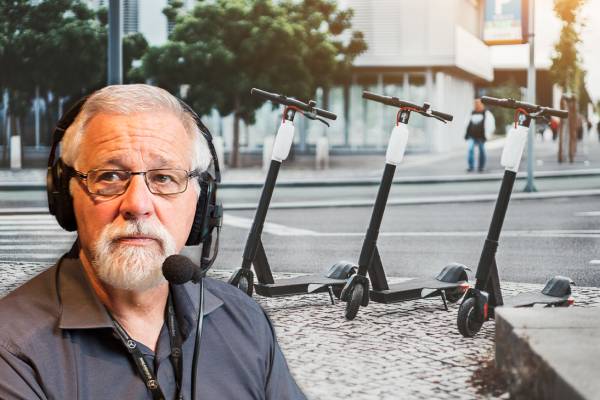 Article image for Neil Mitchell clashes with e-scooter consultant over compensation claims