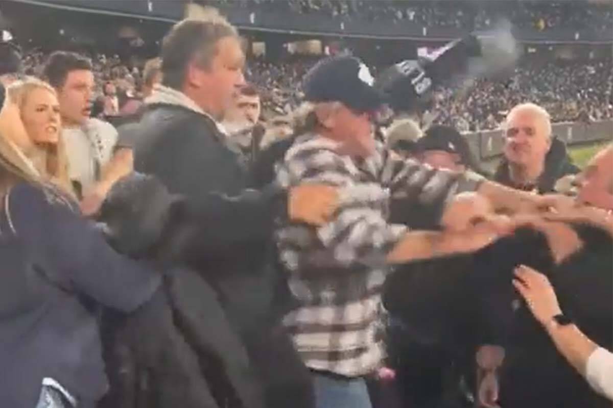 Article image for Nasty MCG brawl captured on camera