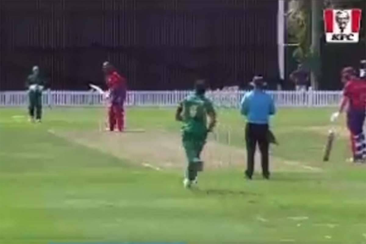 Article image for Man unleashes on cricketer who hit his parked car