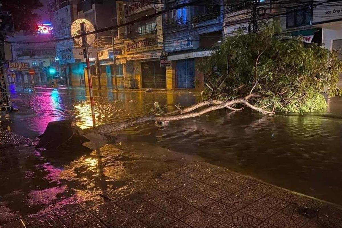 Article image for PHOTOS: Typhoon makes landfall in Vietnam