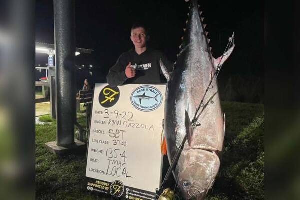 Teen fisherman reels in record-breaking 30-year-old tuna in