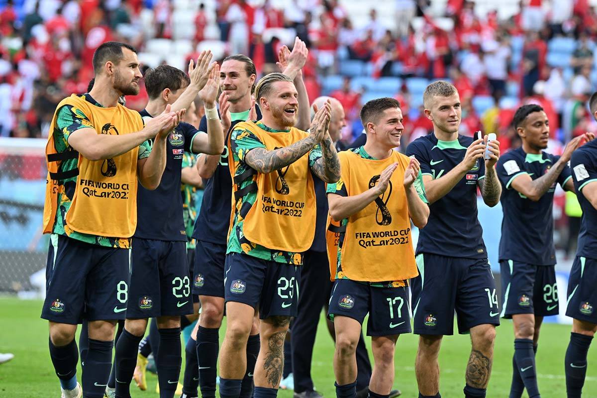 Article image for Socceroos beat Tunisia at FIFA World Cup