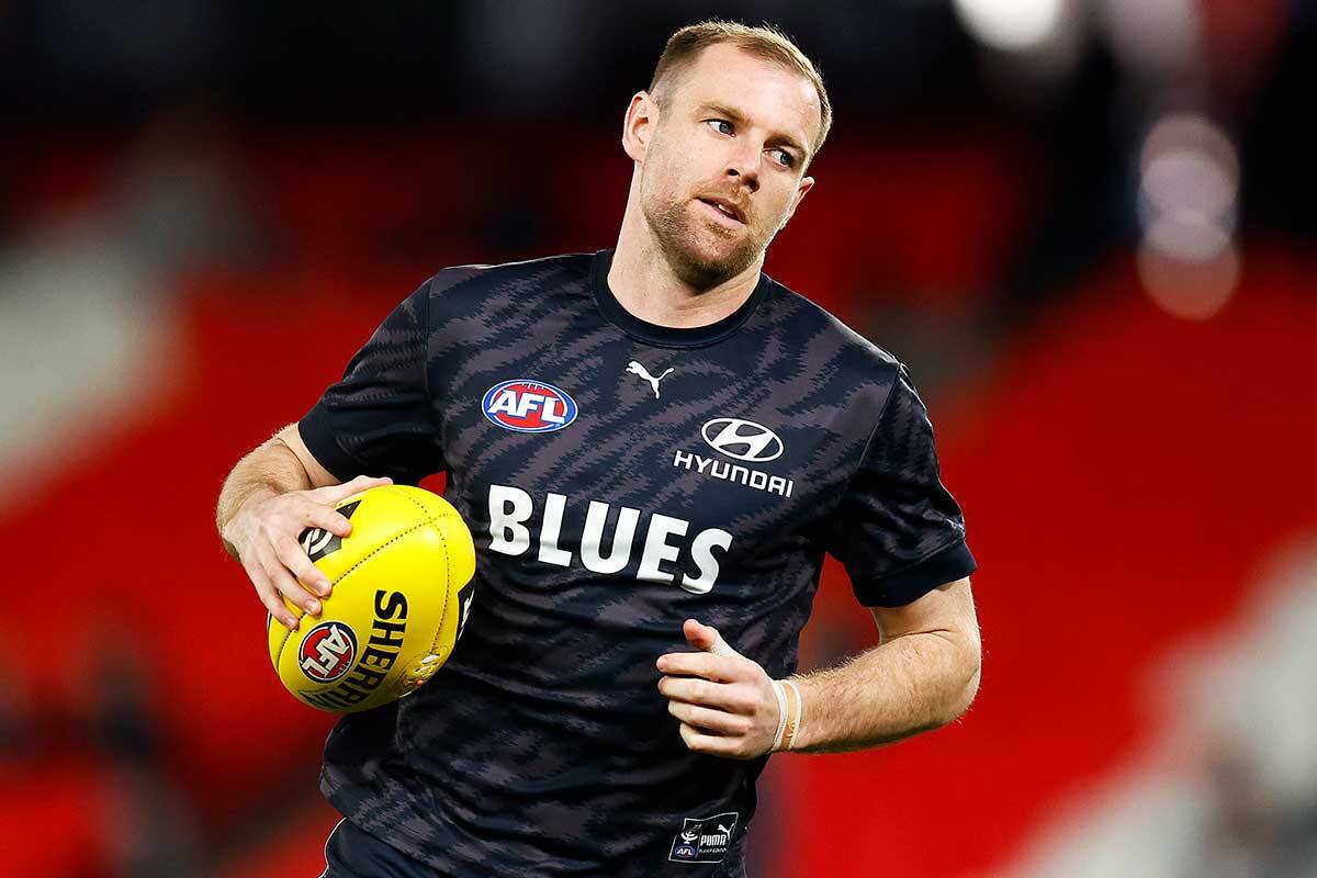 Article image for Sam Docherty says Carlton won’t be falling back on injury excuse