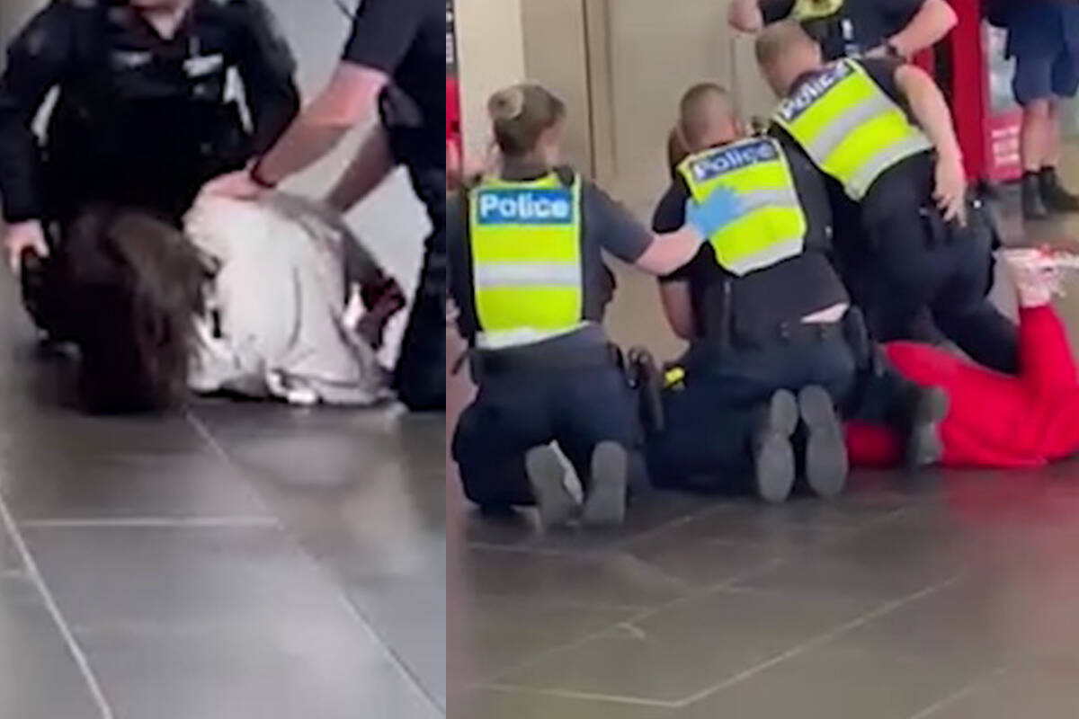 Article image for ‘Pretty crazy’ scenes as police swarm on Southern Cross Station