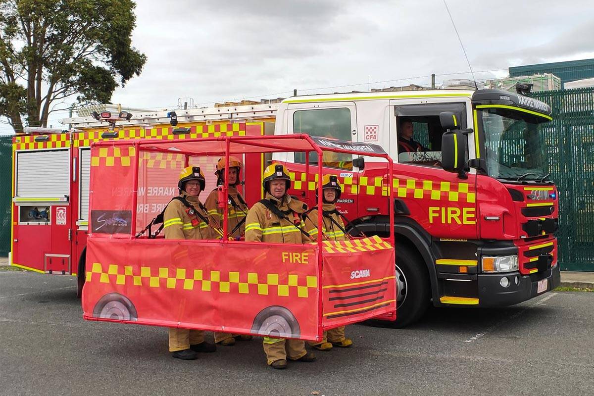 Article image for Melbourne firefighters to run 14.5km in ‘running fire engine’