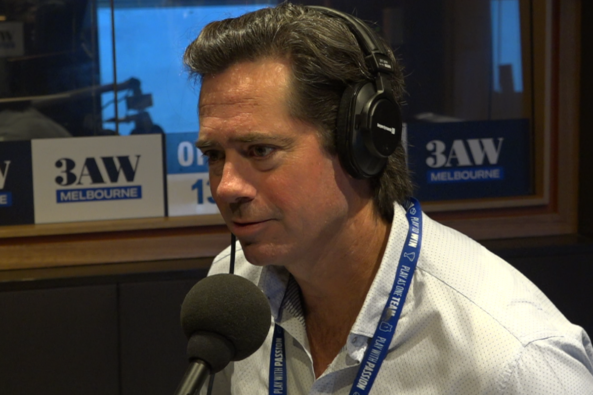 Article image for Gillon McLachlan reads the news on 3AW!