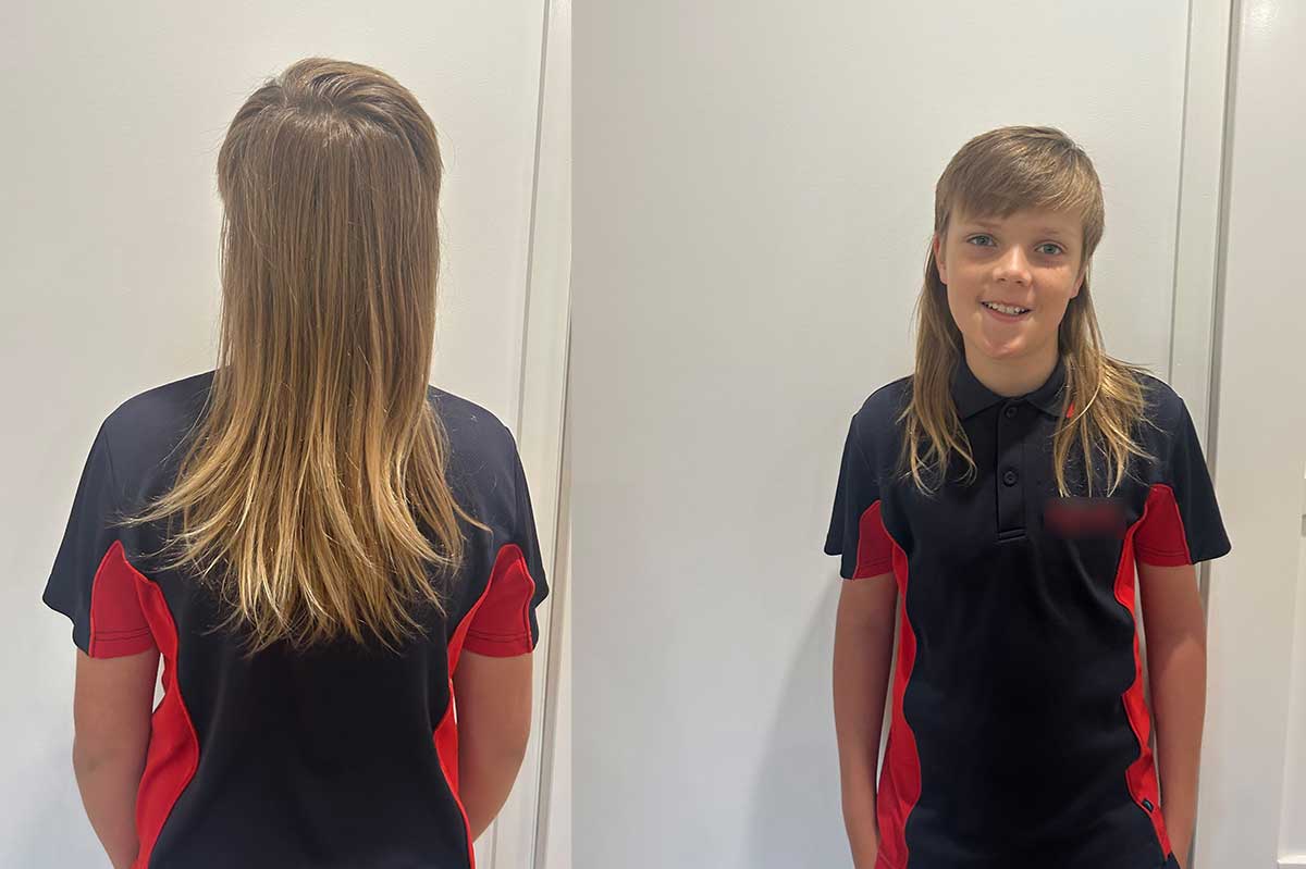 Article image for DONATE: Why Harry is shaving off his massive mullet!