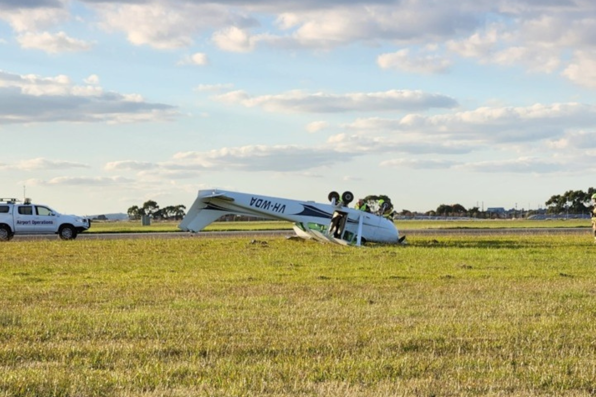 Article image for Light plane crash at Essendon Fields Airport