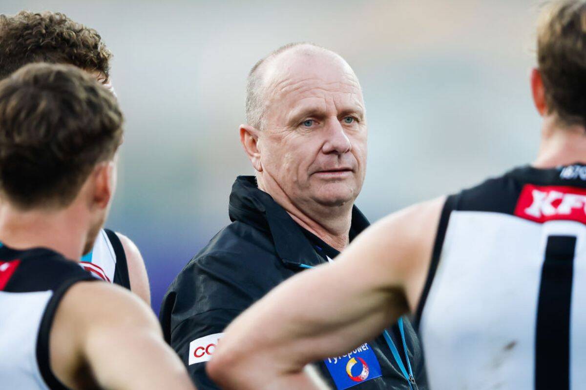 Article image for How Ken Hinkley deals with the pressure of being an AFL head coach