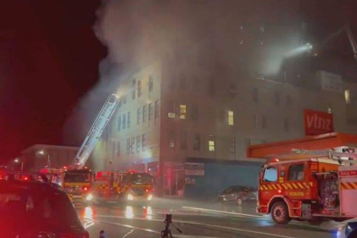 Article image for Fire rips through New Zealand hostel, killing multiple people