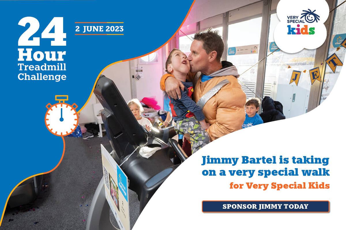 Article image for Donate to Jimmy Bartel’s Big Walk for Very Special Kids!