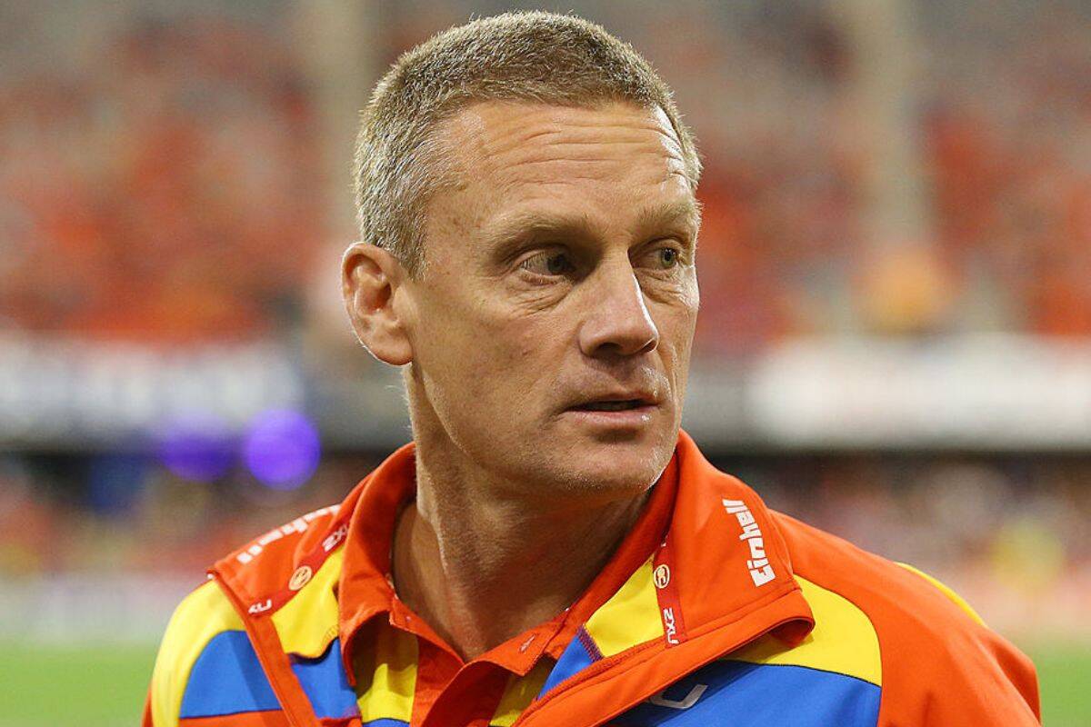 Article image for Former Gold Coast Suns coach’s immediate reaction to Stuart Dew sacking