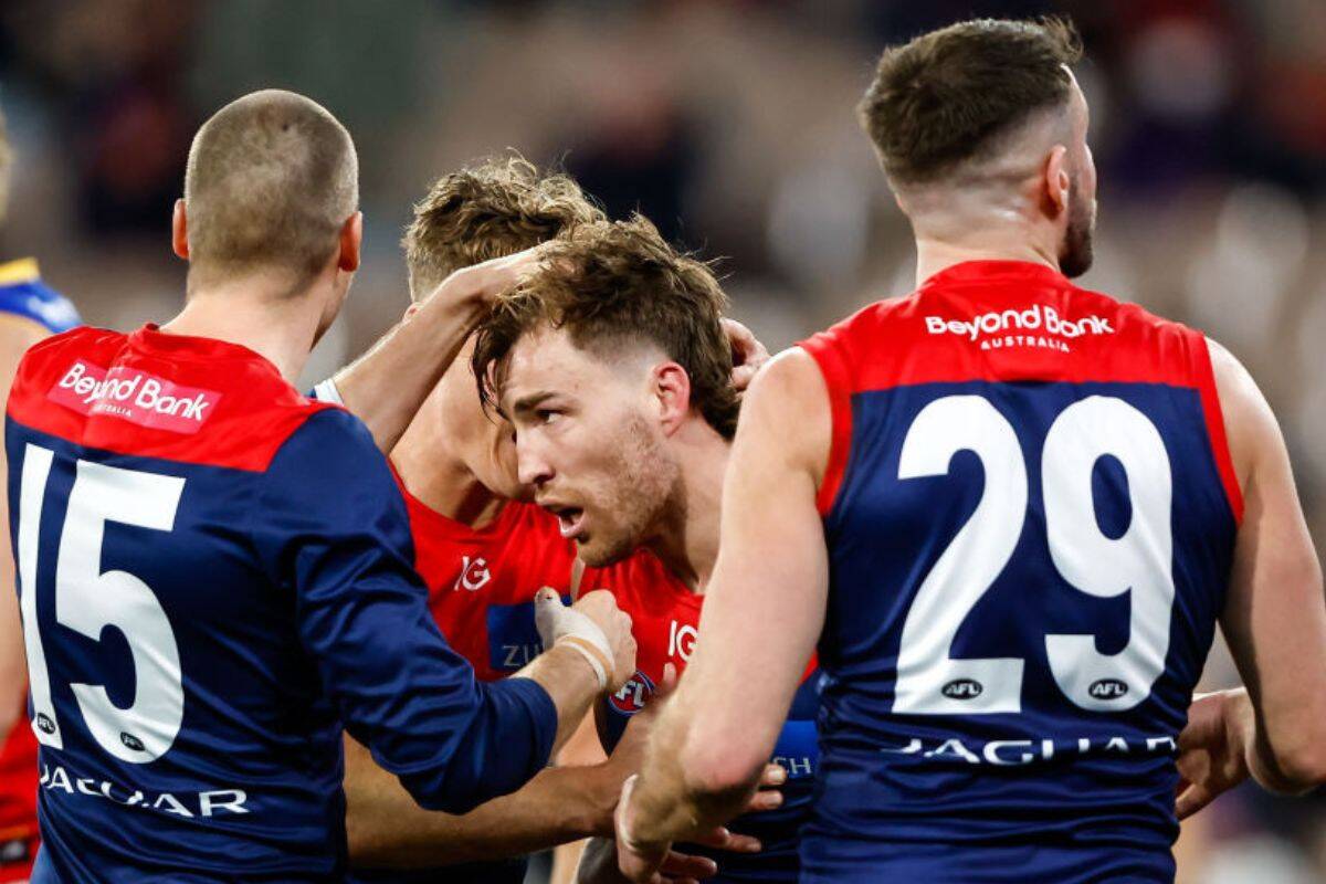 Article image for Jack Viney reacts to Melbourne’s miraculous comeback victory over Brisbane