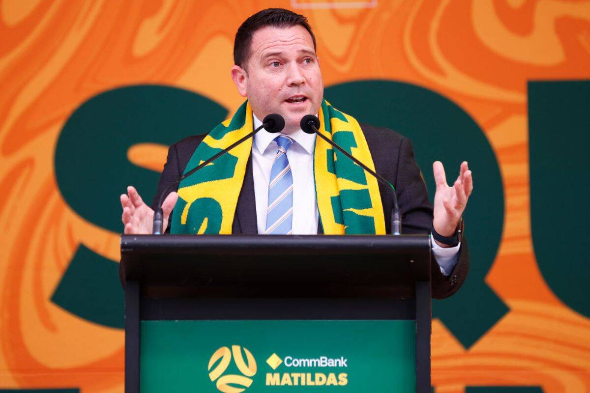 Article image for How Football Australia CEO James Johnson is feeling ahead of the Women’s World Cup