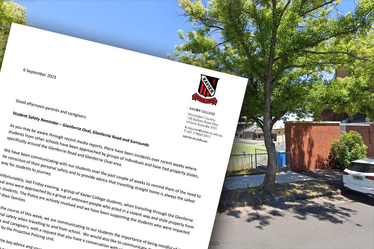 Article image for Mum’s reaction after Xavier College sends out alarming safety letter