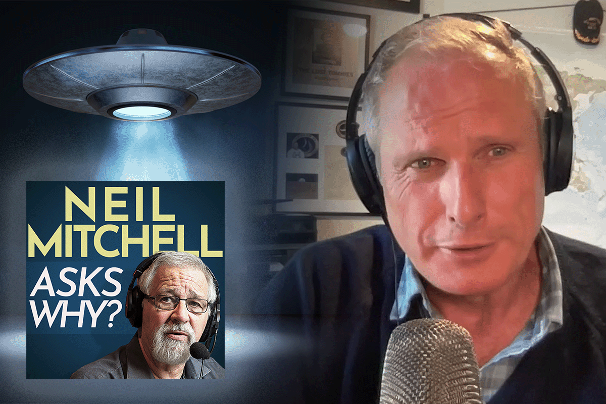 Article image for NEW PODCAST EPISODE: Why Ross Coulthart (almost) believes in aliens