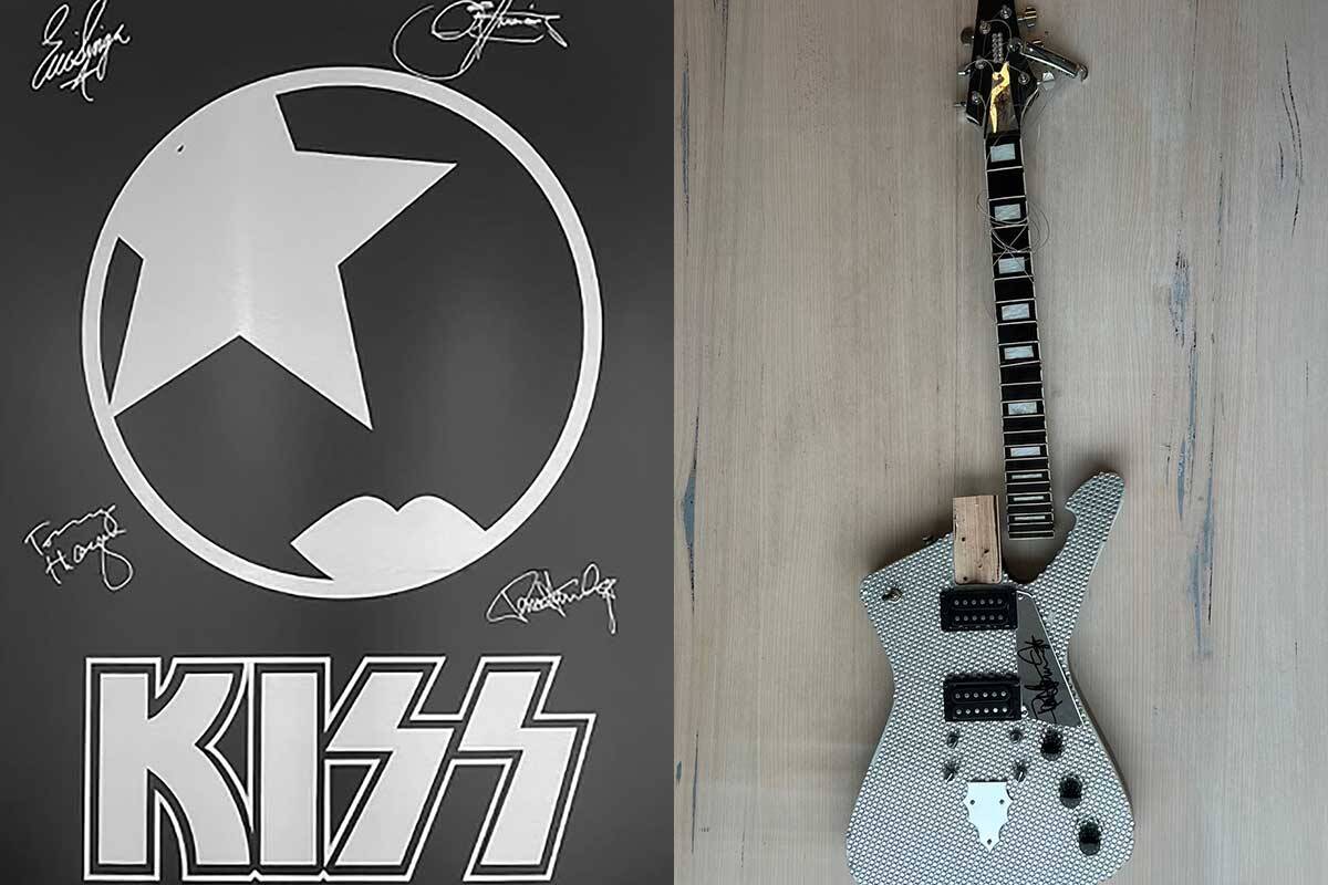 Article image for ON-AIR AUCTION: Items from KISS’s grand final performance up for auction TODAY