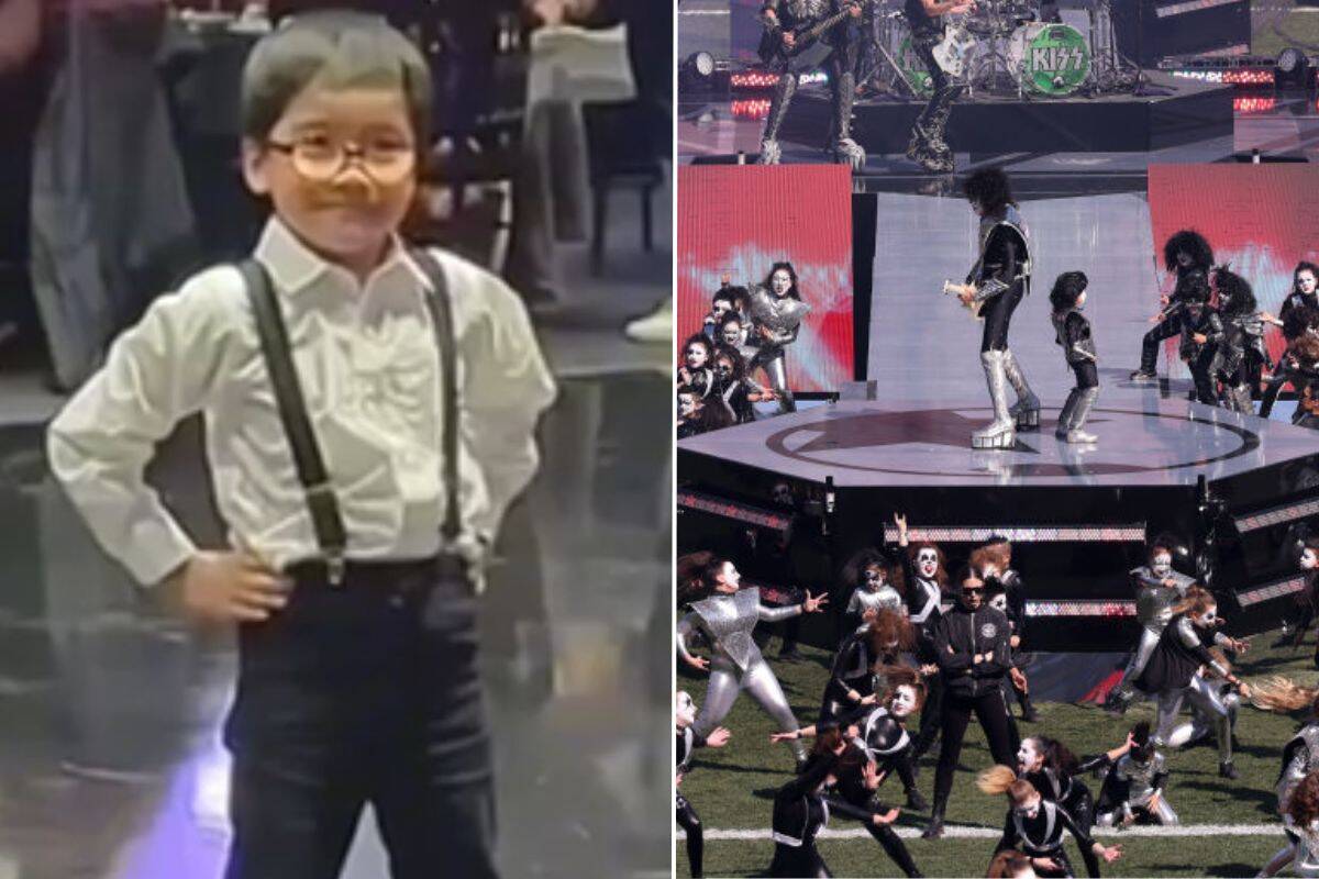 How one kid landed the role of Catman for KISS' AFL Grand Final