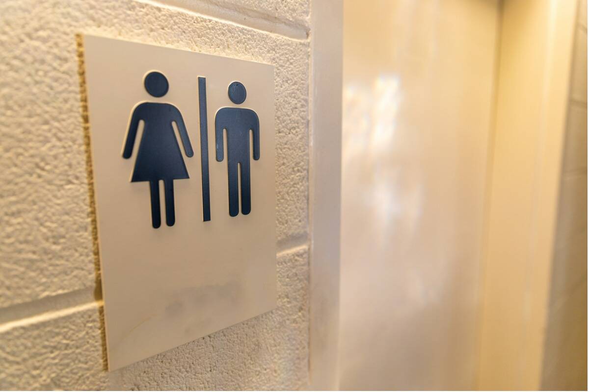 3AW-Istock-Unisex bathroom sign