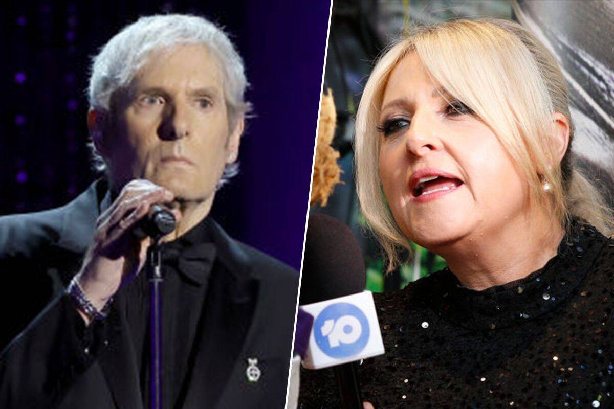 Article image for The moment Angela Bishop had concerns for Michael Bolton as health scare comes to light