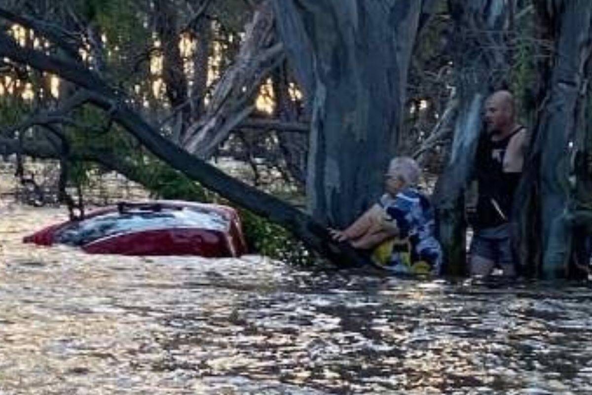 Article image for Good Samaritan who saved elderly woman from flood waters details dramatic ordeal