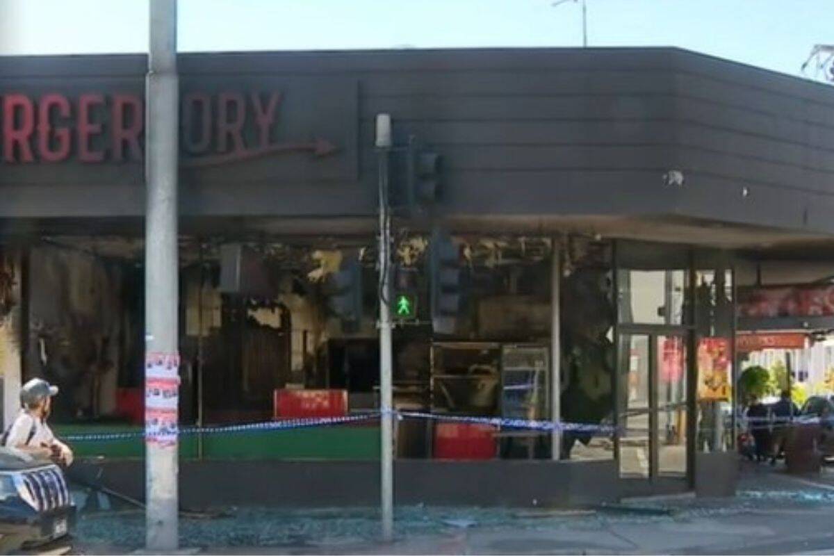 Article image for Major breakthrough made in investigation into a Caulfield fast food shop fire