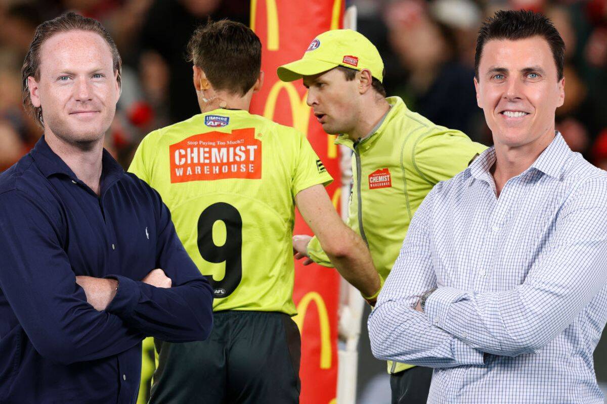 Sam McClure and Matthew Lloyd wonder whether the AFL has lost control ...