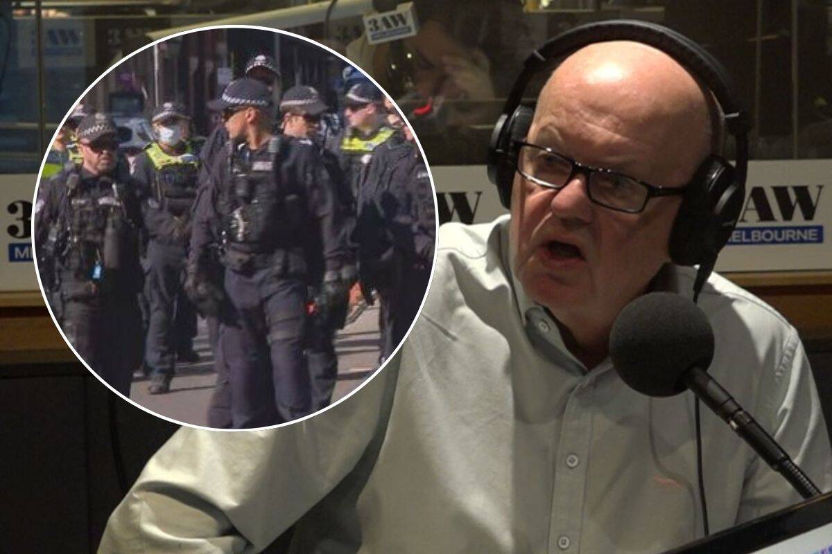 Article image for ‘You will be met with force’: Sly’s blunt message for ‘violent’ protestors
