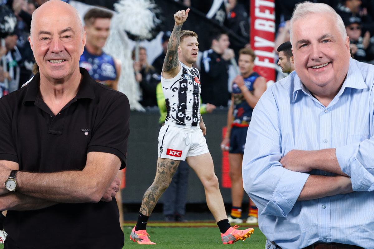 Article image for ‘The football houdini’s have done it again!’: Tim Lane and Tony Leonard’s call of Collingwood’s dramatic win