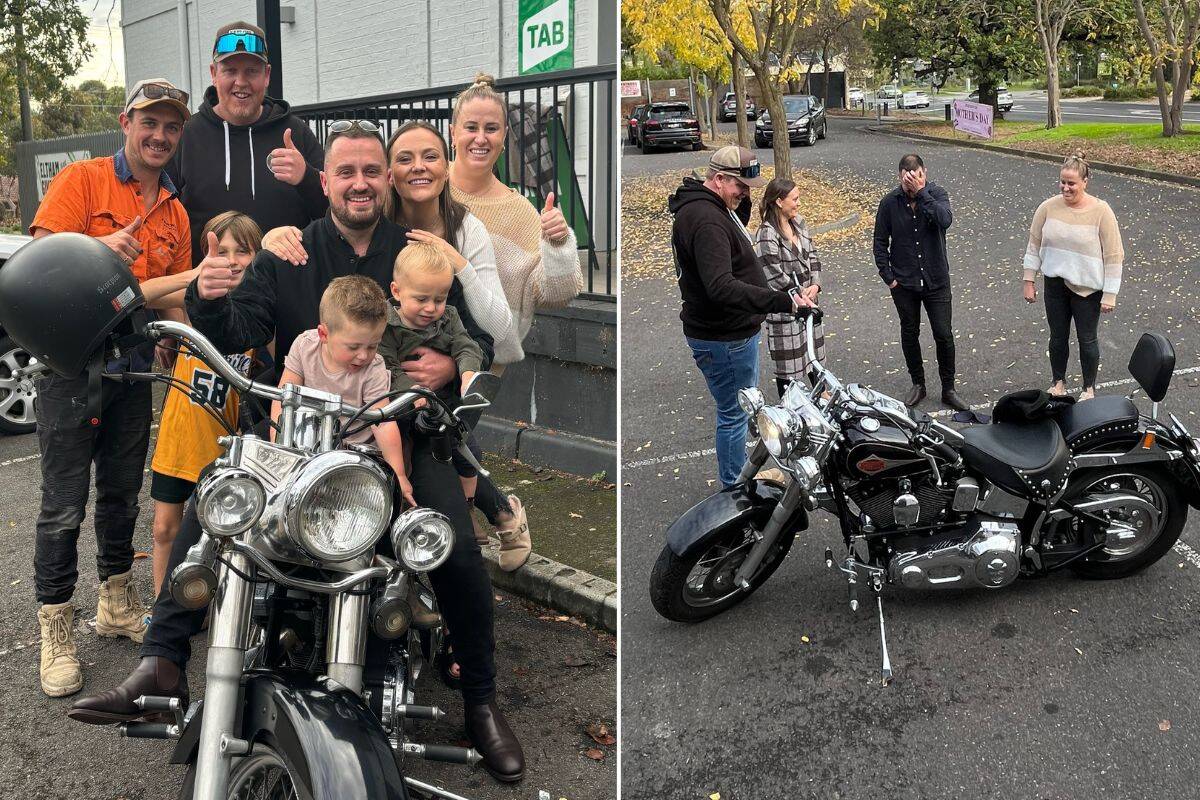 Article image for The heartwarming story of a man being reunited with his late father’s Harley Davidson!