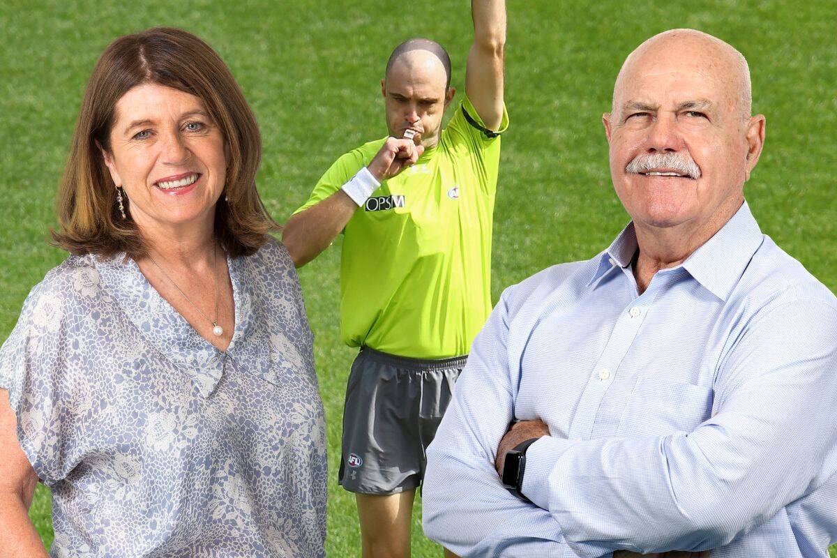 Article image for Caroline Wilson and Leigh Matthews weigh in on the controversial Matthew Nicholls free kick