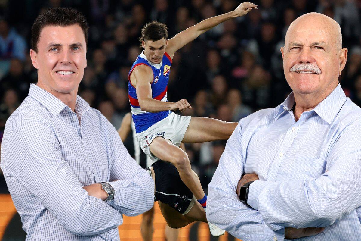 Article image for Matthew Lloyd and Leigh Matthews’ instant reaction to Sam Darcy’s collision with Brayden Maynard