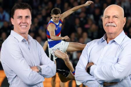 Matthew Lloyd and Leigh Matthews’ instant reaction to Sam Darcy’s collision with Brayden Maynard