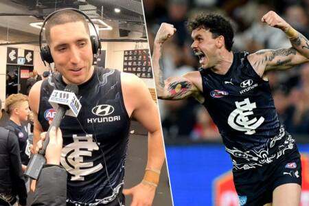 ‘Huge amount of credit’: Jacob Weitering heaps high praise on Zac Williams after Carlton’s win!