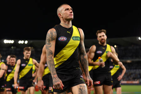 Has Dustin Martin earned the right to dictate when he plays 300th game?