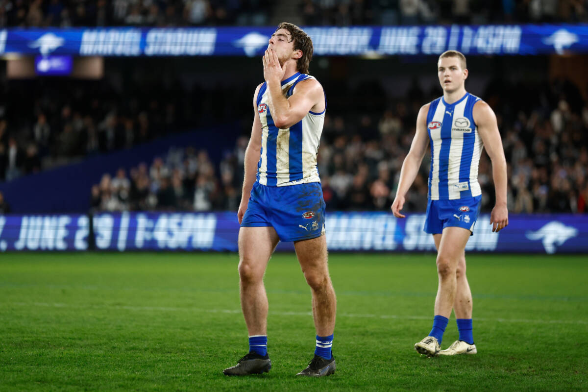 Article image for What Alastair Clarkson told shattered North Melbourne playing group after Collingwood loss