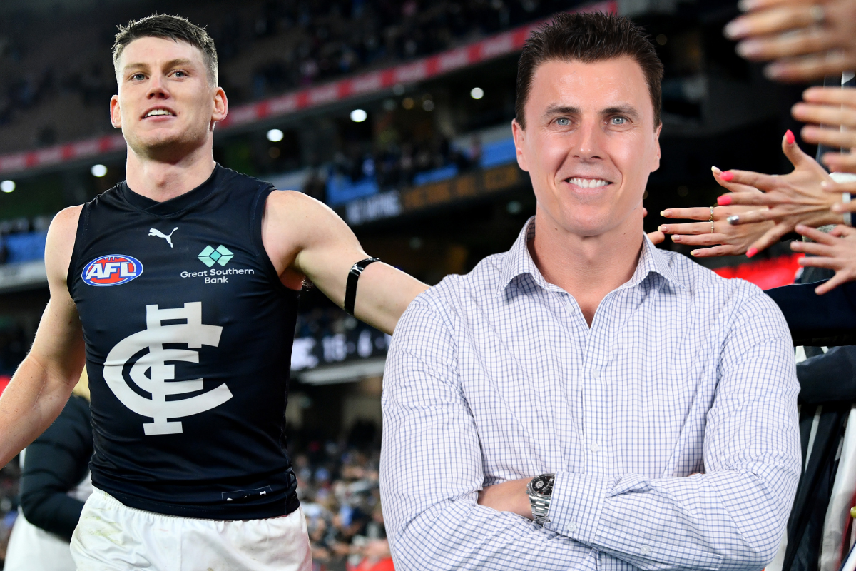 Article image for Why Matthew Lloyd was happy to see Carlton beat Essendon