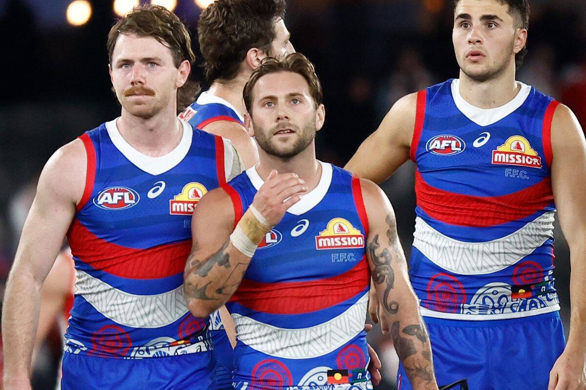 Article image for ‘Really disappointing’: Caleb Daniel opens up on bouncing in and out of the Bulldogs side in 2024