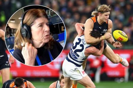 What Caroline Wilson found ‘quite bizarre’ after the game on Friday night